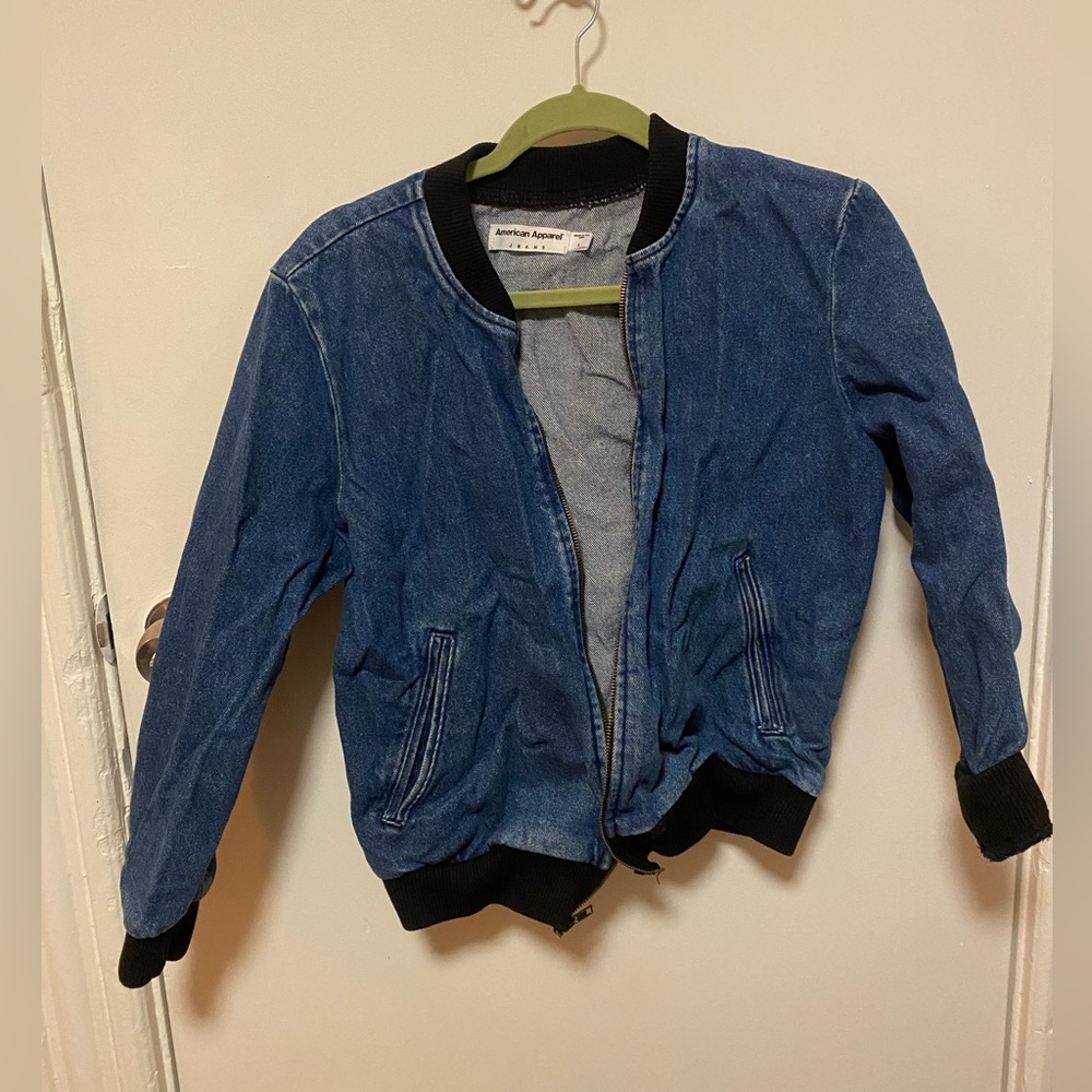 American Apparel Jean jacket, size large